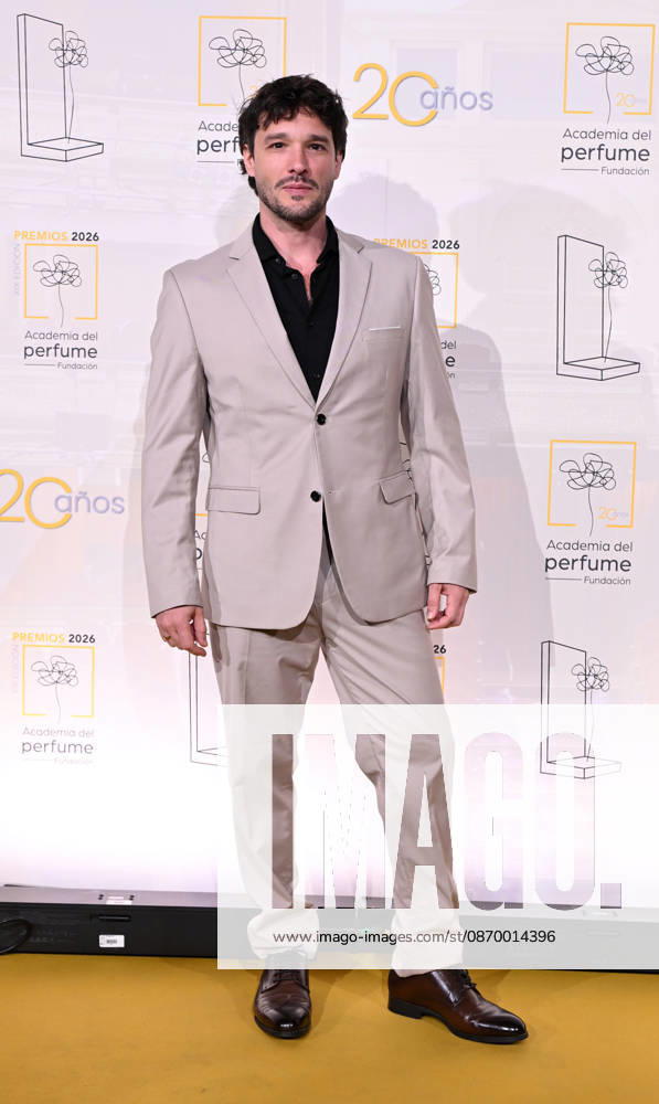 Academia del Perfume 20th Anniversary Photocall: Guests pose at the Academia del Perfume 20th Anniversary photocall at the Teatro Real on October 19, 2026, in Madrid, Spain. The Academia del Perfume presents the 2026 Awards. PERFUME PHOTOCALL PEOPLE José Madrid Madrid Spain