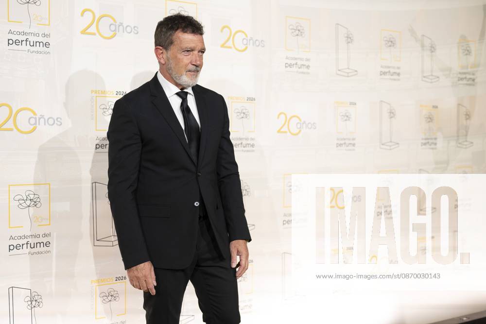 The 20th Anniversary Of The Academy Of Perfume. Madrid, Spain - 19 Oct 2026 Actor Antonio Banderas attends for the 20th anniversary of the Academia del Perfume, at the Teatro Real in Madrid, Spain. Madrid Spain
