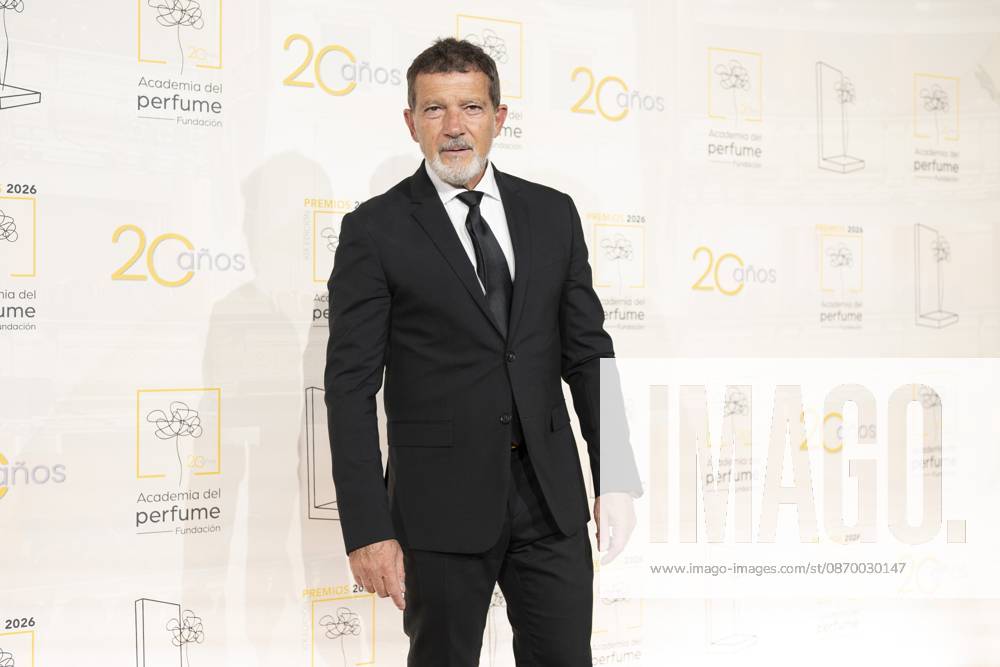The 20th Anniversary Of The Academy Of Perfume. Madrid, Spain - 19 Oct 2026 Actor Antonio Banderas attends for the 20th anniversary of the Academia del Perfume, at the Teatro Real in Madrid, Spain. Madrid Spain