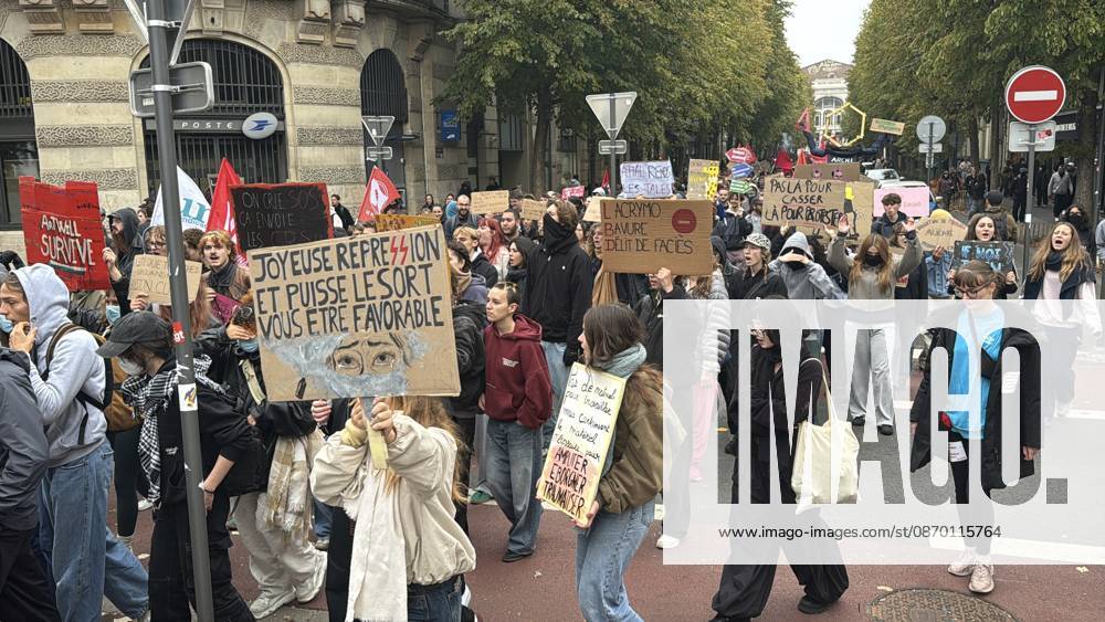 France extends night curfews beyond Paris following weekend violence LILLE, FRANCE - OCTOBER 20: Demonstrators, including students march through the streets of Lille, France, on October 20, 2026, to protest soaring living costs and high fuel prices, amidst heavy police presence. The rally forms part of wider nationwide demonstrations that saw approximately 2,500 individuals detained and over 1,000 security and emergency personnel injured, alongside damage or looting at nearly 3,000 commercial establishments. In response to the escalating civil unrest, the French government instituted partial curfews across key urban centers including Paris, Lille, Lyon, and Nice. Murat Karadag Anadolu Lille France. Editorial use only. Please get in touch