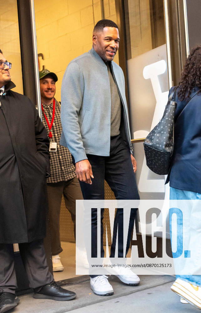 NEW YORK, NY - OCTOBER 20: Michael Strahan seen at ABC Studios on October 20, 2026 in New York City. Credit: AdMedia. USA - ZUMAa123 20261020_zaa_a123_005
