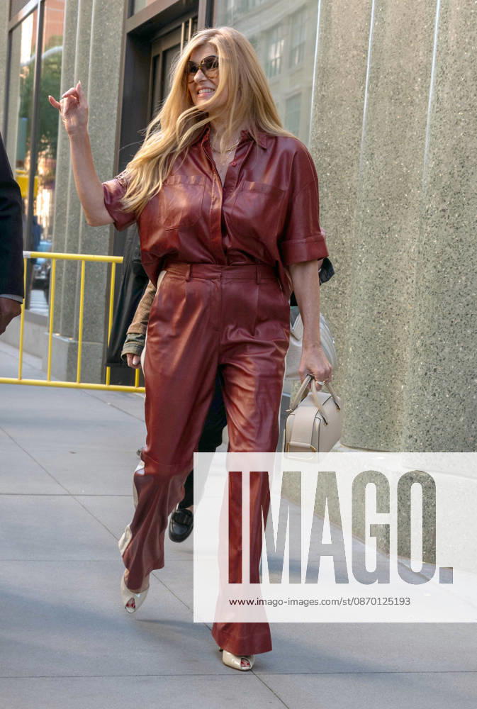 Connie Britton Seen at ABC Studios NEW YORK, NY - OCTOBER 20: Connie Britton seen at ABC Studios on October 20, 2026 in New York City. Credit: Camara Porter AdMedia