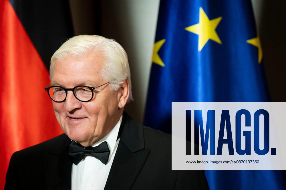 State banquet, President of Mongolia, Ukhnaa Khurelsukh, official residence at Spreebogen, Berlin, State banquet, Federal President Frank-Walter Steinmeier, President of Mongolia, Ukhnaa Khurelsukh, Berlin, Berlin, GER
