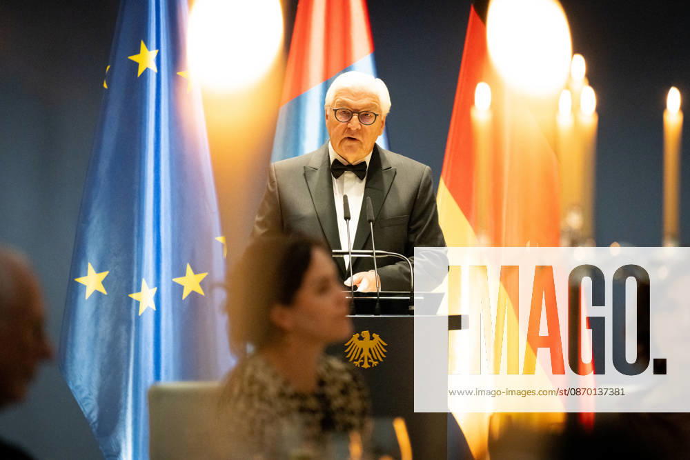 State banquet, President, Mongolia, Ukhnaa Khurelsukh s official residence at Spreebogen, Berlin, State banquet, Federal President Frank Walter Steinmeier, President, Mongolia, Ukhnaa Khurelsukh Berlin Berlin GER