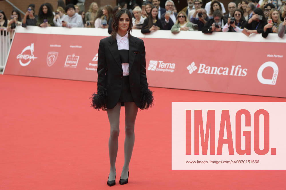 Benedetta Porcaroli attends the red carpet of film 7 anniversari at the 2026 Rome Film Fest, held at the Auditorium Parco della Musica. Rome Italy - ZUMAs197 20261020_aaa_s197_401