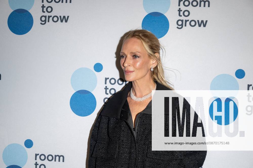 Room to Grow Gala, New York, USA - 20 Oct Uma Thurman attends the Room to Grow Gala at Ziegfeld Ballroom on October 20, 2026 in New York City. New York United States