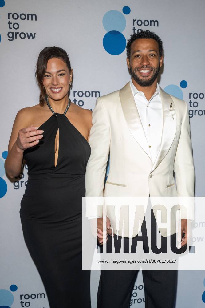 (L-R) Ashley Graham and Justin Ervin attend.the Room to Grow Gala at Ziegfeld Ballroom on October 20, 2026 in New York City. New York United States - ZUMAs197 20261020_aaa_s197_649
