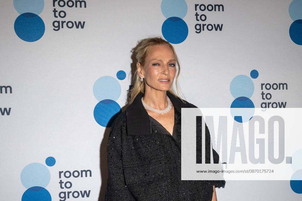 Uma Thurman attends.the Room to Grow Gala at Ziegfeld Ballroom on October 20, 2026 in New York City. New York United States - ZUMAs197 20261020_aaa_s197_624