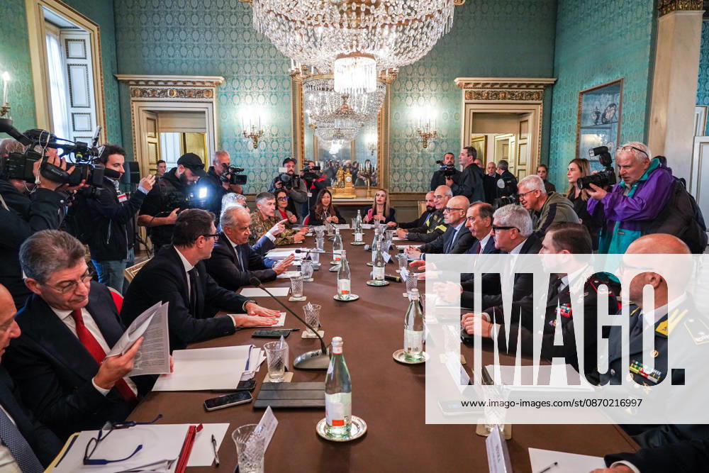 IPA89982299 - MILAN, October 21, 2026 The Provincial Committee for Public Order and Safety met at the Prefecture with Interior Minister Matteo Piantedosi following the events of the weekend of October 17 and 18.