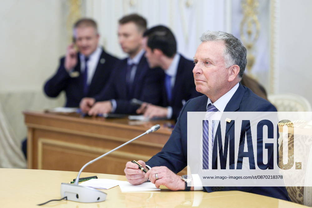 RUSSIA, ST PETERSBURG - OCTOBER 21, 2026: Steve Witkoff, US Special Presidential Envoy for Peace Missions, is pictured during a meeting with Russia s President Vladimir Putin at the Constantine Palace St Petersburg Russia - ZUMAt113 20261021_zaa_t113_231