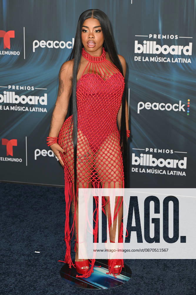 MIAMI, FL - OCTOBER 22: La Mas Doll at the 2026 Billboard Latin Music Awards at James L. Knight Center on October 22, 2026 in Miami, Florida.