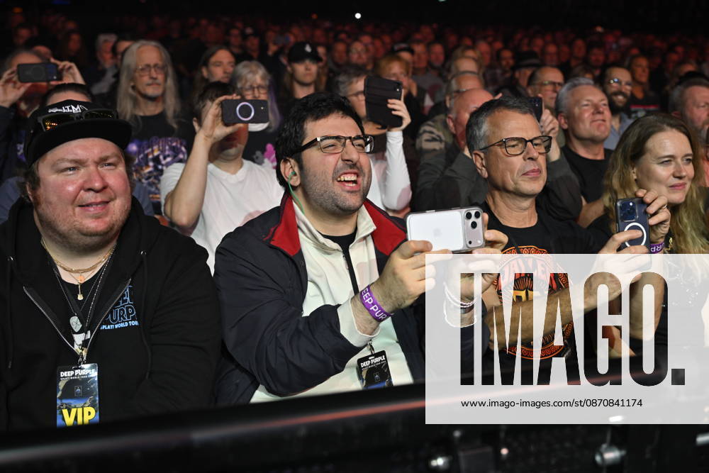 STOCKHOLM, SWEDEN 20261026 Audience and fans as the British hard rock band Deep Purple performs at Avicii Arena STOCKHOLM SWEDEN
