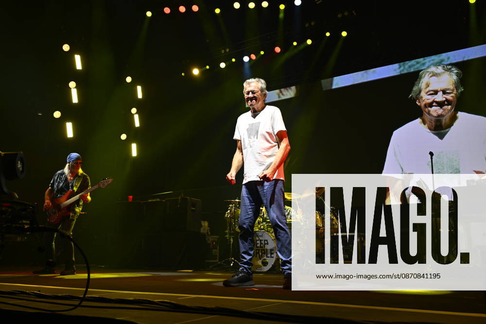 STOCKHOLM, SWEDEN 20261026 The British hard rock band Deep Purple, featuring singer Ian Gillan, performs at Avicii Arena in STOCKHOLM, SWEDEN