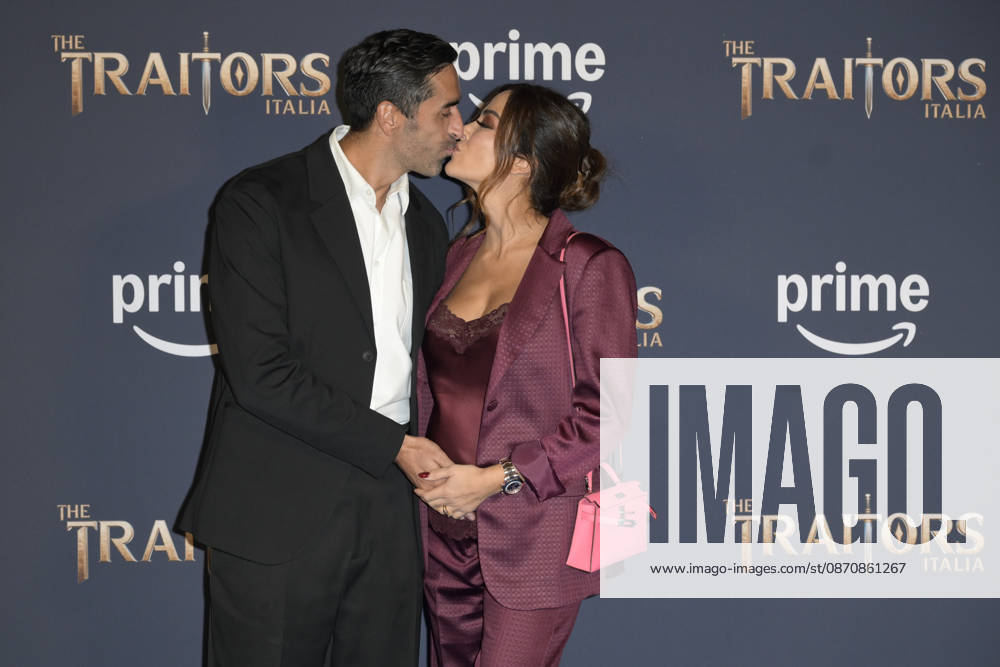 Filippo Magnini (l) and Giorgia Palmas (r) attend the photocall of Prime Tv program The Traitors Italia second season at Palazzo Brancaccio. Rome Italy - ZUMAs197 20261026_aaa_s197_177