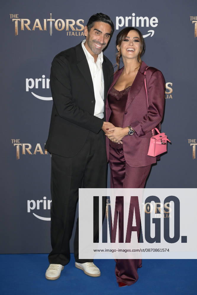 Filippo Magnini (l) and Giorgia Palmas (r) attend the photocall of Prime Tv program The Traitors Italia second season at Palazzo Brancaccio. Rome Italy - ZUMAs197 20261026_aaa_s197_186