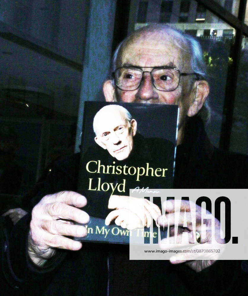 New York October 26 2026. Christopher Lloyd on Today Show to talk about new bok In My Own Time: A Memoir in New York. October 26, 2026.