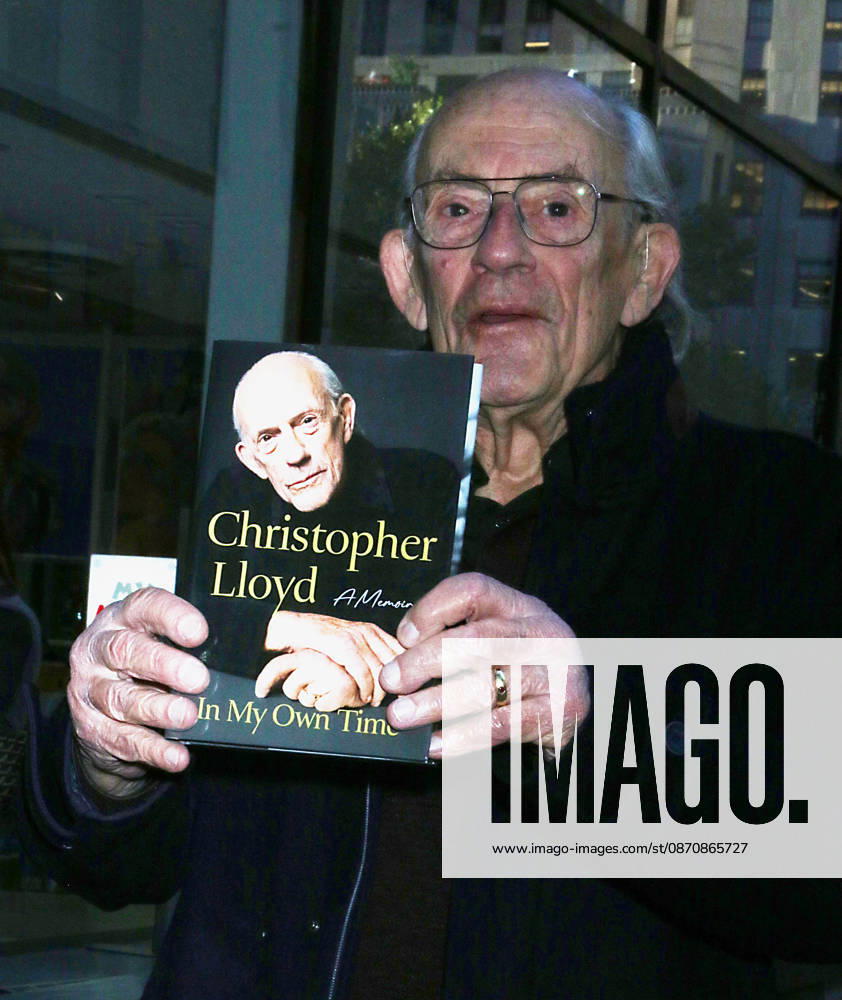 New York October 26 2026. Christopher Lloyd on Today Show to talk about new bok In My Own Time: A Memoir in New York. October 26, 2026.