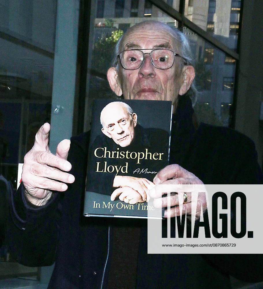 New York October 26 2026. Christopher Lloyd on Today Show to talk about new bok In My Own Time: A Memoir in New York. October 26, 2026.