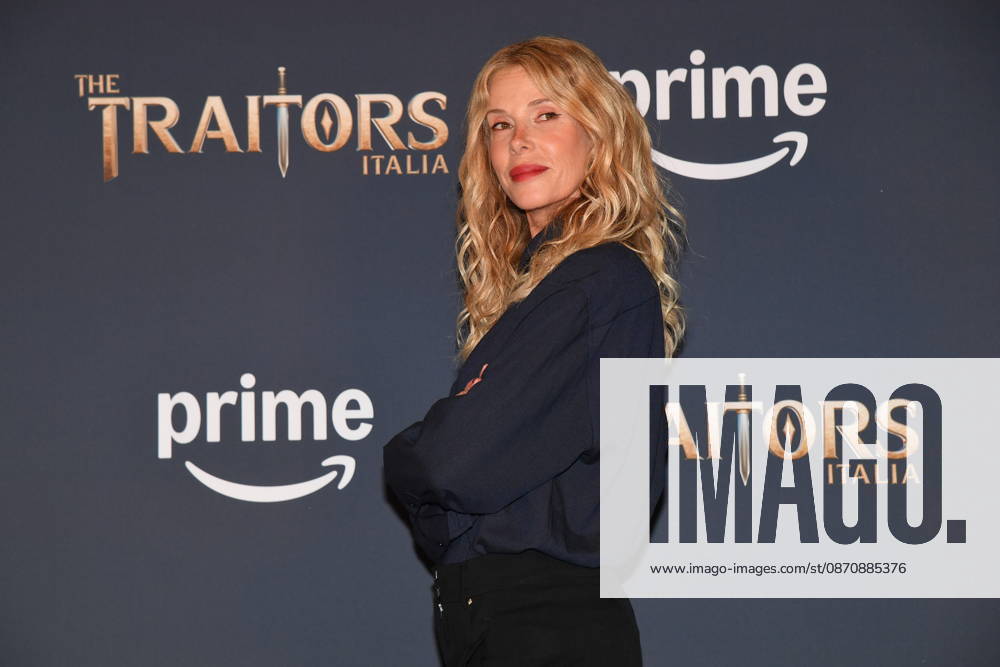 IPA90231978 - Rome, Palazzo Brancaccio: Photocall for the second season of The Traitors Italia. Pictured: Alessia Marcuzzi