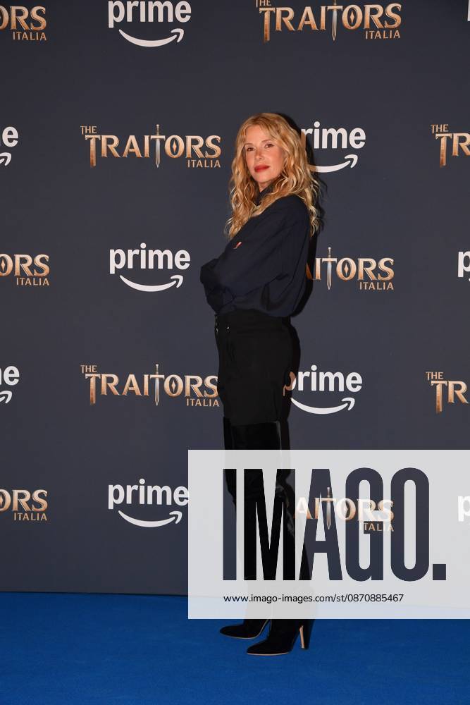 IPA90231977 - Rome, Palazzo Brancaccio: Photocall for the second season of The Traitors Italia. Pictured: Alessia Marcuzzi
