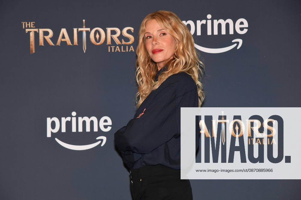 IPA90231222 - Rome, Palazzo Brancaccio: Photocall for the second season of The Traitors Italia. Pictured: Alessia Marcuzzi