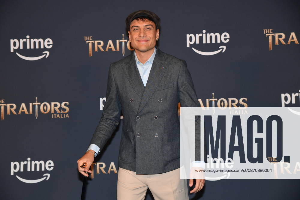 IPA90231430 - Rome, Palazzo Brancaccio: Photocall for the second season of The Traitors Italia. Pictured: Awed