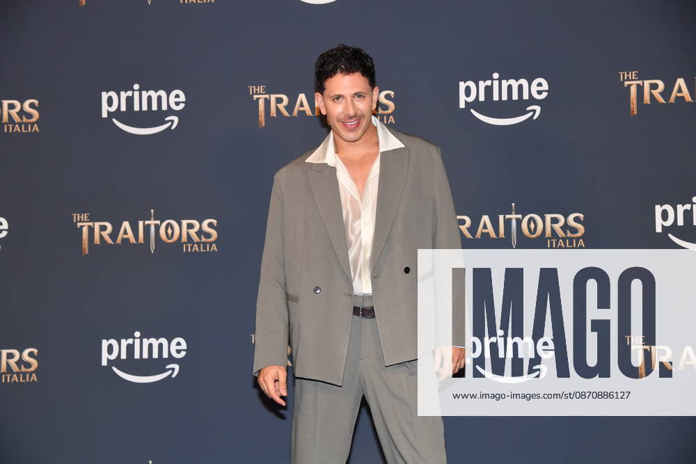 IPA90231690 - Rome, Palazzo Brancaccio: Photocall for the second season of The Traitors Italia. Pictured: Pasquale La Rocca