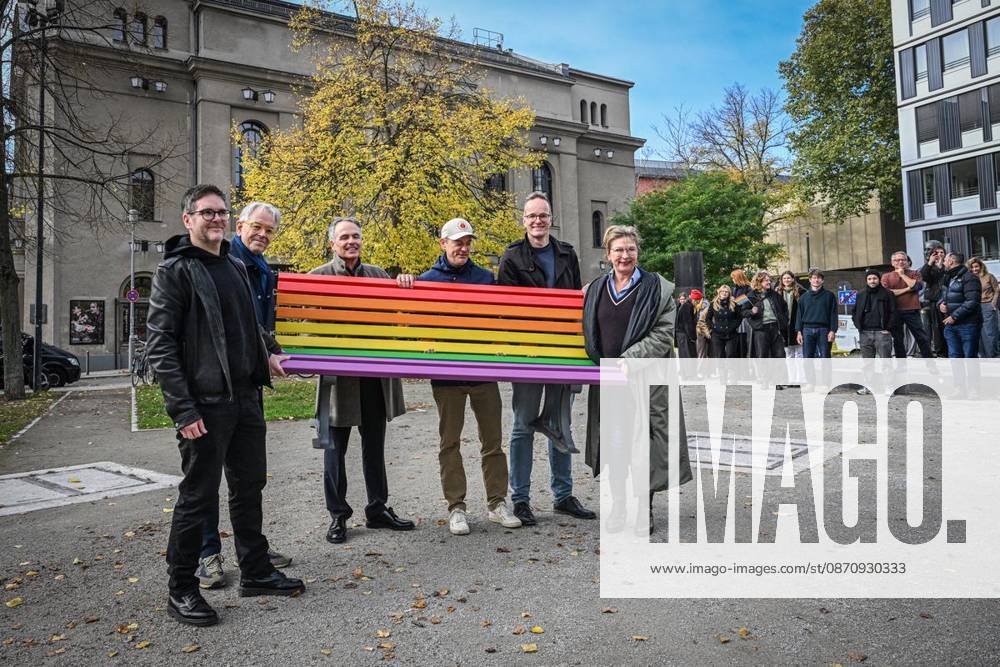 Berliner Ensemble Installs Rainbow Bench ** ** **At the initiative of the Berliner Ensemble, several Berlin cultural institutions—including, am