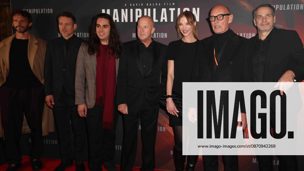 26 10 26 Manipulation UK Premiere - Arrivals 26 10 26 Manipulation UK Premiere - Arrivals (L-R) Arnaud Binard, Pawel Lawrynowicz, David Balda, Heino Ferch, Pavlina Nemcová, James Faulkner and Pawel Delag attend the Manipulation UK Premiere at Curzon Mayfair on October 26, 2026 in London, England., Credit:Roger Alarcon Avalon United Kingdom, London