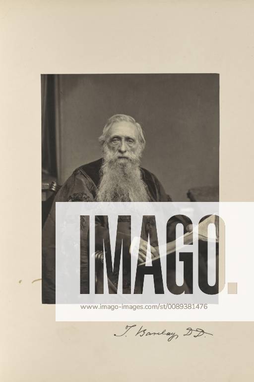 Thomas Barclay, D.D., Principal of the College and University; Thomas Annan (Scottish,1829 - 1887); Glasgow, Scotland; 1871; Carbon print; 21.2 × 16.3 cm (8 3,8 × 6 7,16 in.)
