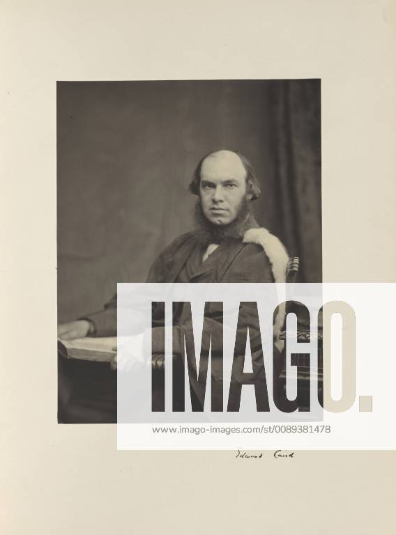 Edward Caird, B.A., Professor of Moral Philosophy; Thomas Annan (Scottish,1829 - 1887); Glasgow, Scotland; 1871; Carbon print; 21.2 Ã— 16.4 cm (8 3,8 Ã— 6 7,16 in.)
