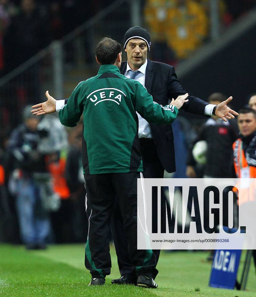 UEFA Euro 2012 play off first leg match between Turkey and Croatia ( blue)at Turk Telekom Arena Stadium in Istanbul, Turkey 11.11.2011 Match scored: Turkey 0 - Croatia 3 Pictured: Coach Slaven Bilic of Croatia.