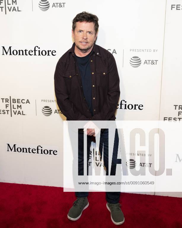 New York, NY, U.S - MICHAEL J. FOX at the red carpet for Tribeca Talks - Storytellers Ã¢â‚¬ MICHAEL J. FOX with Denis Leary at the Tribeca Film Festival at The Stella Artois Theatre @ BMCC TPAC in New York City on April 30, 2019. New York U.S. - ZUMAb161 20190430_zap_b161_029