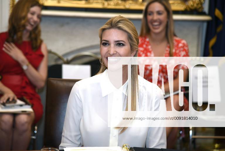 President Trump s daughter and White House advisor Ivanka Trump smiles during a meeting on Capitol Hill, June 11, 2019, in Washington, DC The group met to discuss implementation of The Women, Peace and Security Act. WAP20190611517 MIKExTHEILER