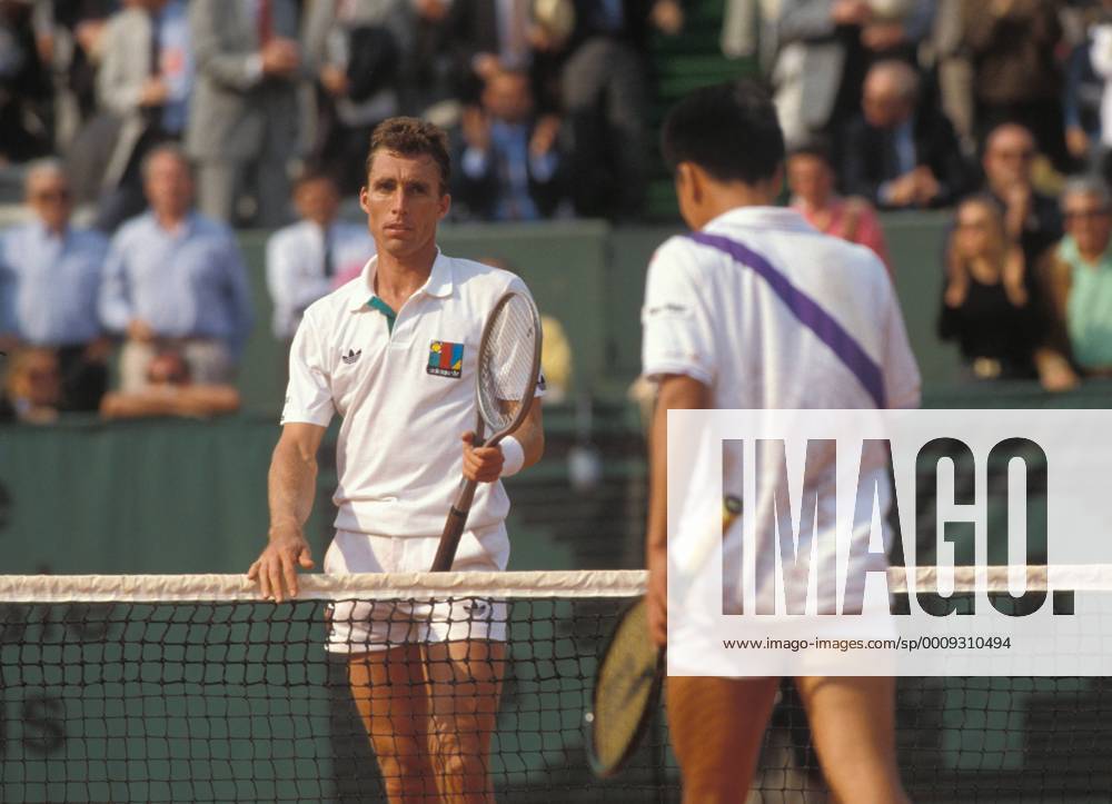 TENNIS FRENCH OPEN 1989 ROLAND GARROS, 29.05.-11.06.1989, PARIS - Ivan Lendl (li) und Michael Chang Tennis French Open Roland Garros 1989