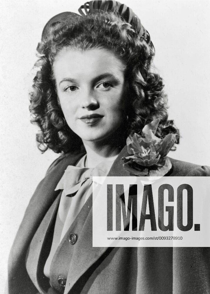 IMAGO ICONS: Marilyn Monroe Norma Jeane Mortenson (aka Marilyn Monroe) as a teenager, circa 1941 File Reference 33848-566THA Hollywood CA USA
