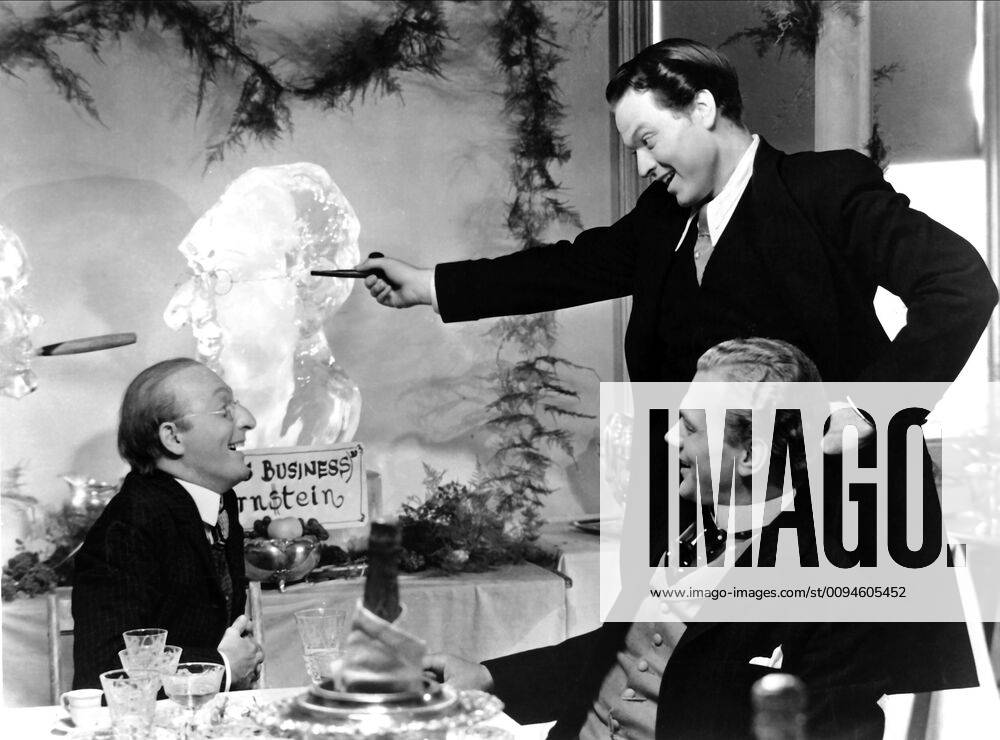 Everett Sloane, Orson Welles & Joseph Cotten Characters: Mr. Bernstein, Charles Foster Kane, Jedediah Leland Film: Citizen Kane (USA 1941) Director: Orson Welles 01 May 1941