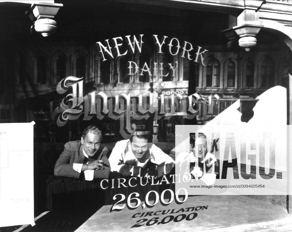 Joseph Cotten, Orson Welles & Everett Sloane Characters: Jedediah Leland, Charles Foster Kane, Mr. Bernstein Film: Citizen Kane (USA 1941) Director: Orson Welles 01 May 1941