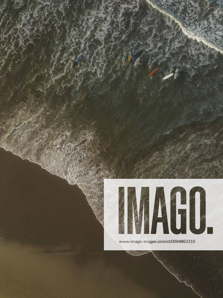 Aerial view of surfers at the beach Indonesia, Bali CR_KOTRIN191014C-220183-01