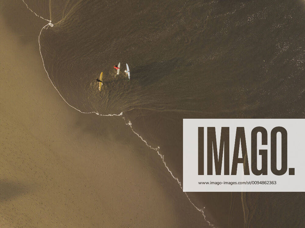Aerial view of surfers at the beach Indonesia, Bali CR_KOTRIN191016G-220221-01