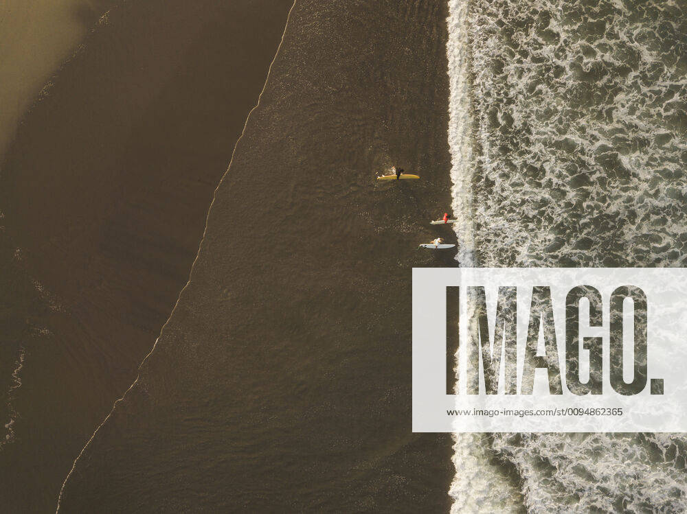 Aerial view of surfers at the beach Indonesia, Bali CR_KOTRIN191016G-220223-01