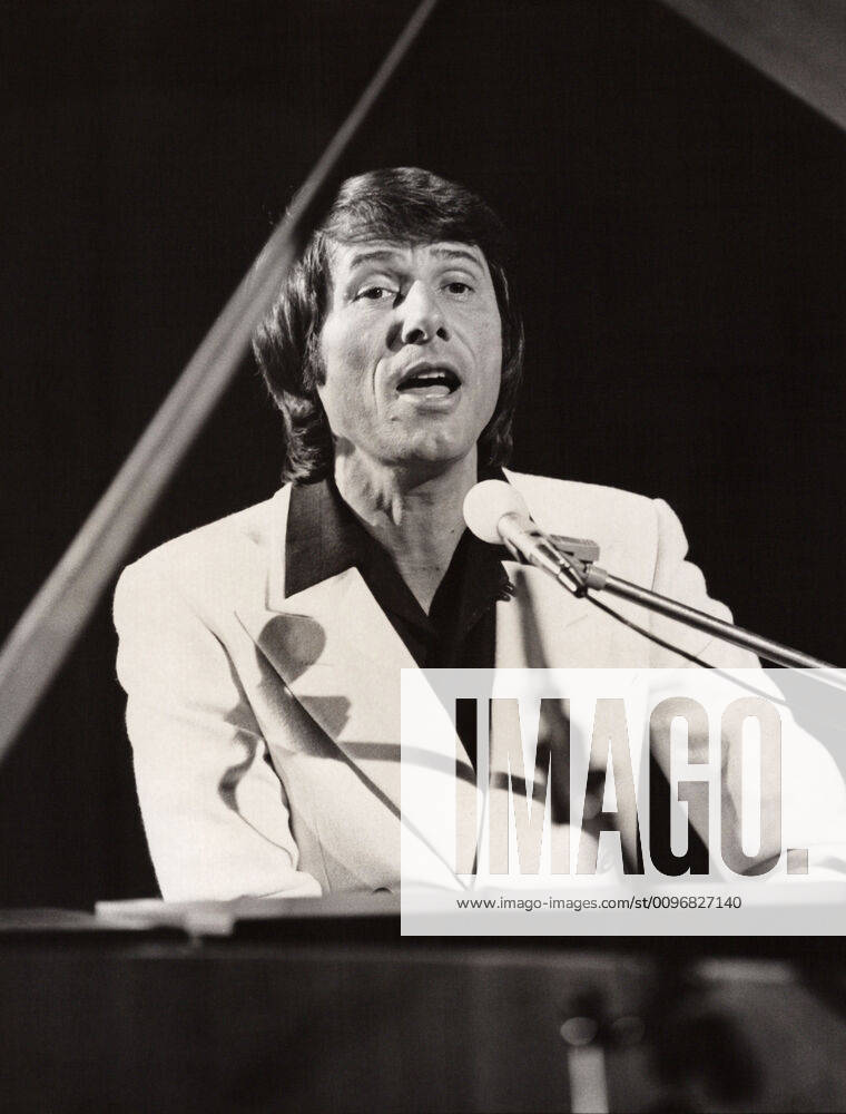 Udo Jürgens, österreichischer Komponist, Pianist und Sänger, Deutschland um 1980. Austrian composer, pianist and singer Udo Juergens, Germany around 1980. Nur redaktionelle Nutzung. Editorial usage only.
