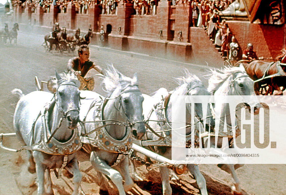 BEN-HUR, Charlton Heston, 1959 Courtesy Everett Collection !ACHTUNG AUFNAHMEDATUM GESCHÃ„TZT! PUBLICATIONXNOTxINxCANxCHNxFRAxITAxJPNxNORxPOLxRUSxESPxUKxUSA