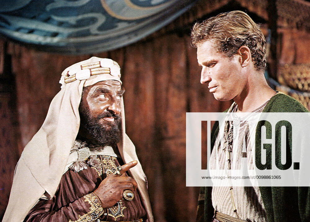 OSCARS. Bester Nebendarsteller. PreistrÃ¤ger 1951-1960 BEN-HUR, Hugh Griffith, Charlton Heston, 1959. Courtesy Everett Collection !ACHTUNG AUFNAHMEDATUM GESCHÃ„TZT! PUBLICATIONXNOTxINxCANxCHNxFRAxITAxJPNxNORxPOLxRUSxESPxUKxUSA