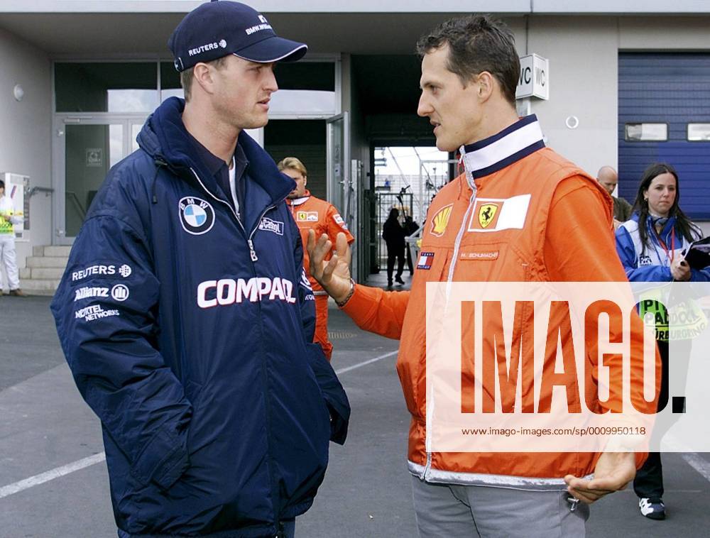 Motorsport Formel 1 Nuerburgring 2001 Grosser Preis von Europa von links: Ralf Schumacher , Michael Schumacher
