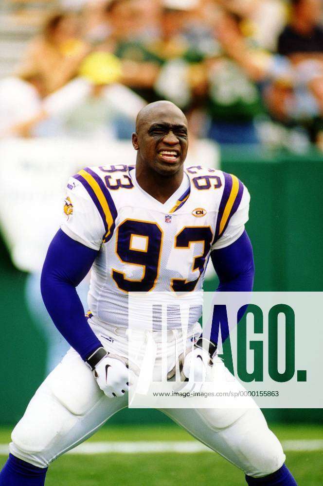 Tackle John Randle (Minnesota Vikings) furchteinflößend American Football  Herren Saison 1999 2000: