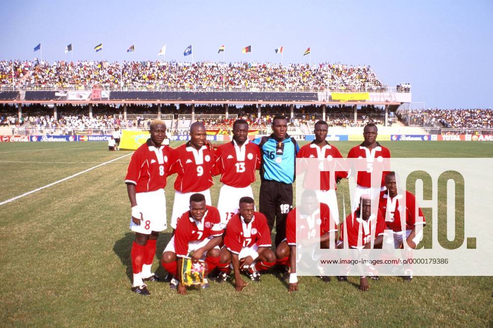 Togo, hintere Reihe v. l. Duadja Lantame S, Fiawoo Koffi, Assignon