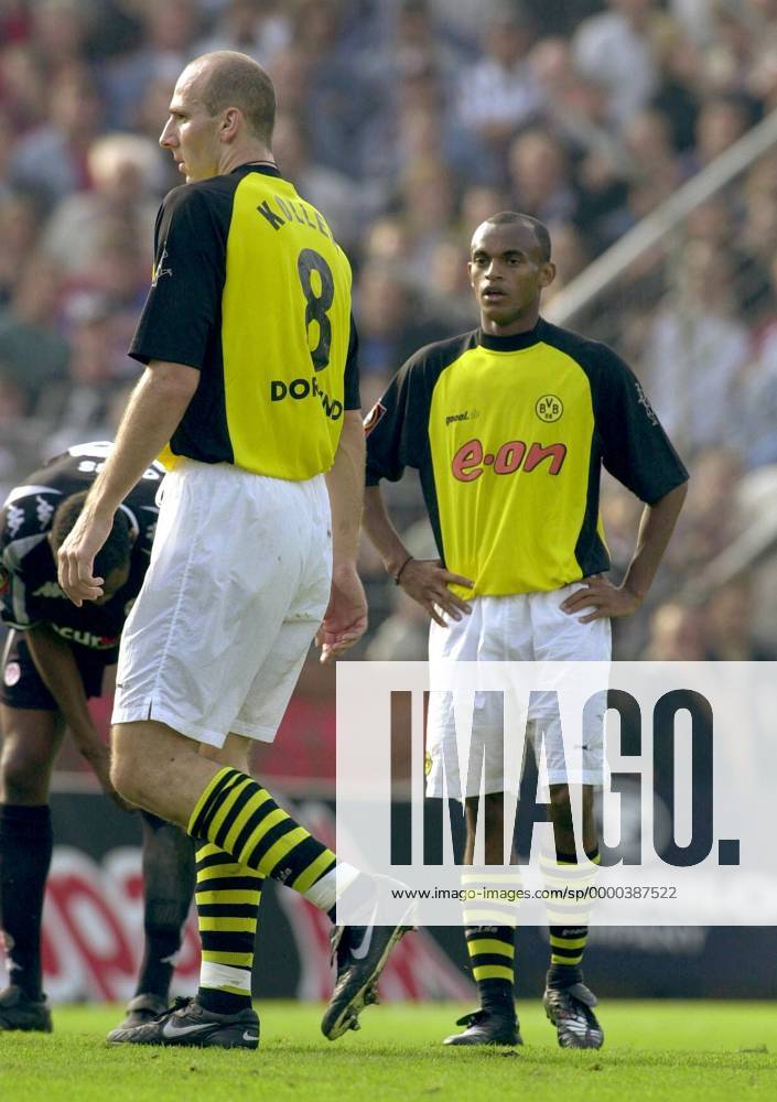 Jan Koller (li.) und Henrique de Souza Ewerthon (beide BVB) Fußball 1 ...