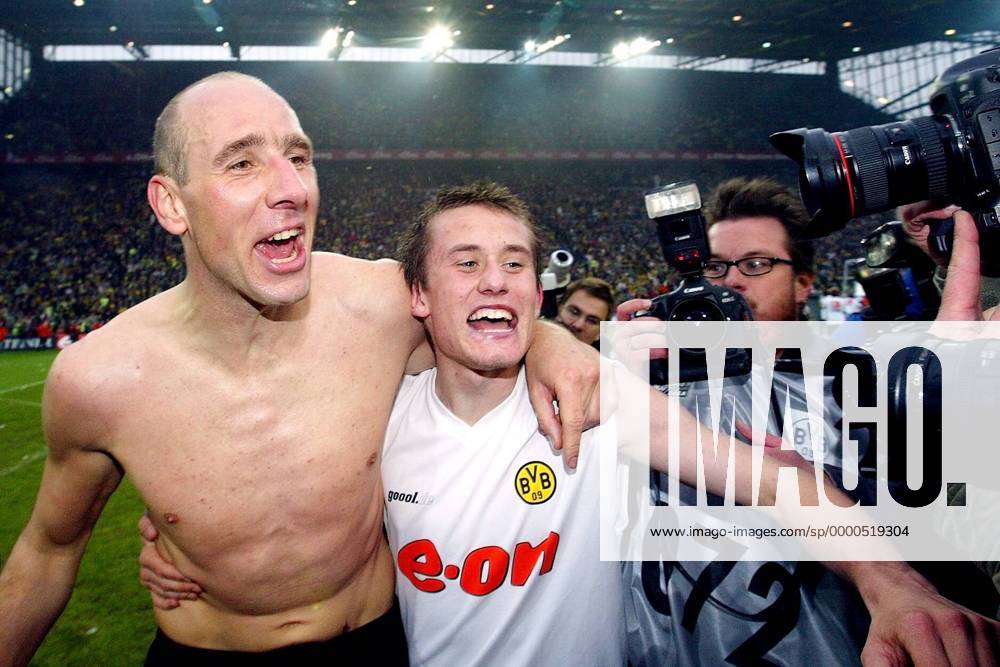 Jan Koller und Tomas Rosicky - Siegesjubel Fußball 1. BL Herren Saison ...
