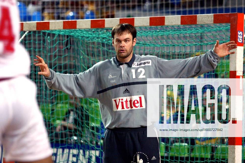 Torwart Bruno Martini (Frankreich) Handball Länderspiel Herren ...